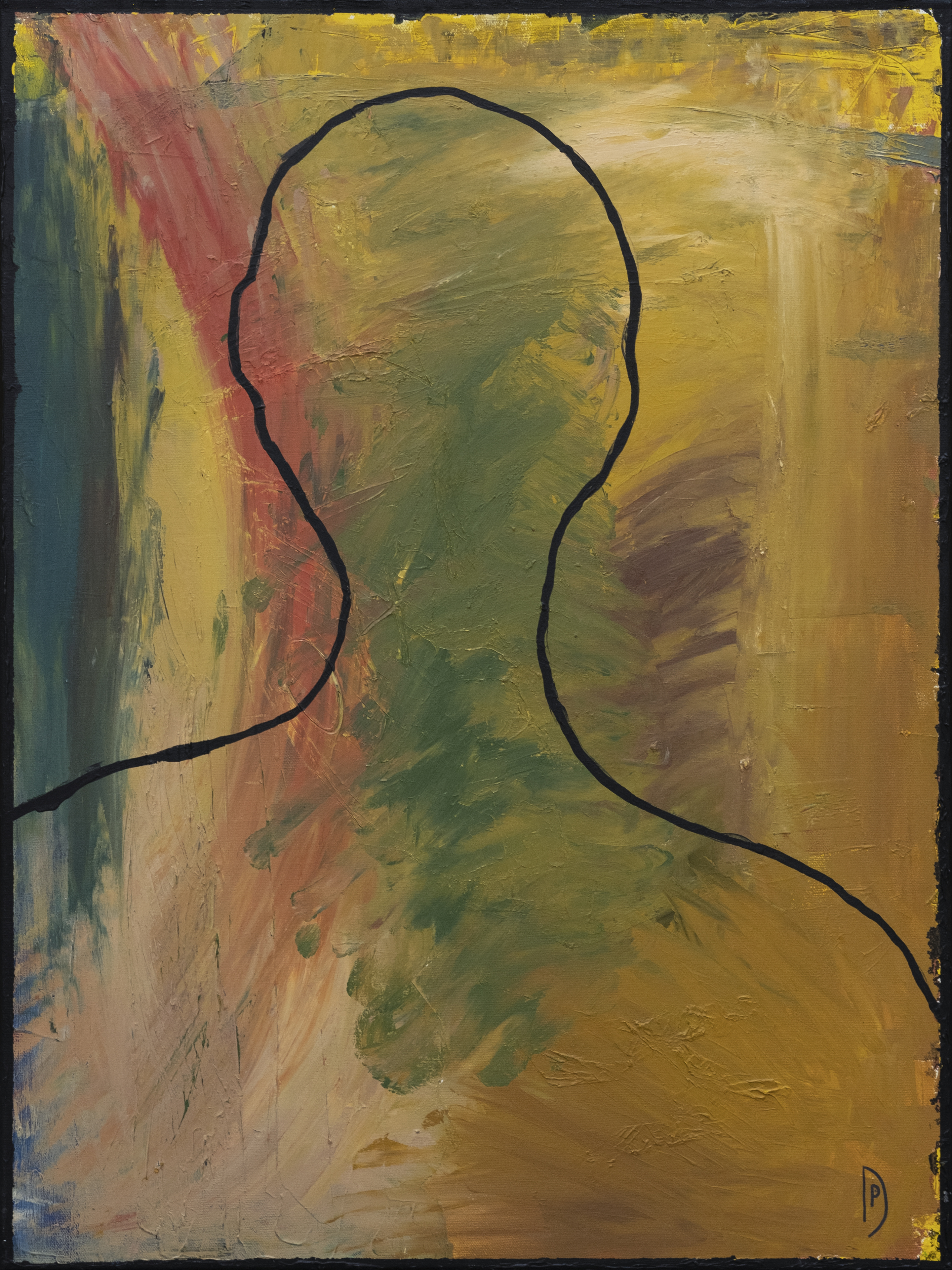 "Hidden Place." Acrylic and Oil on canvas. 2021.