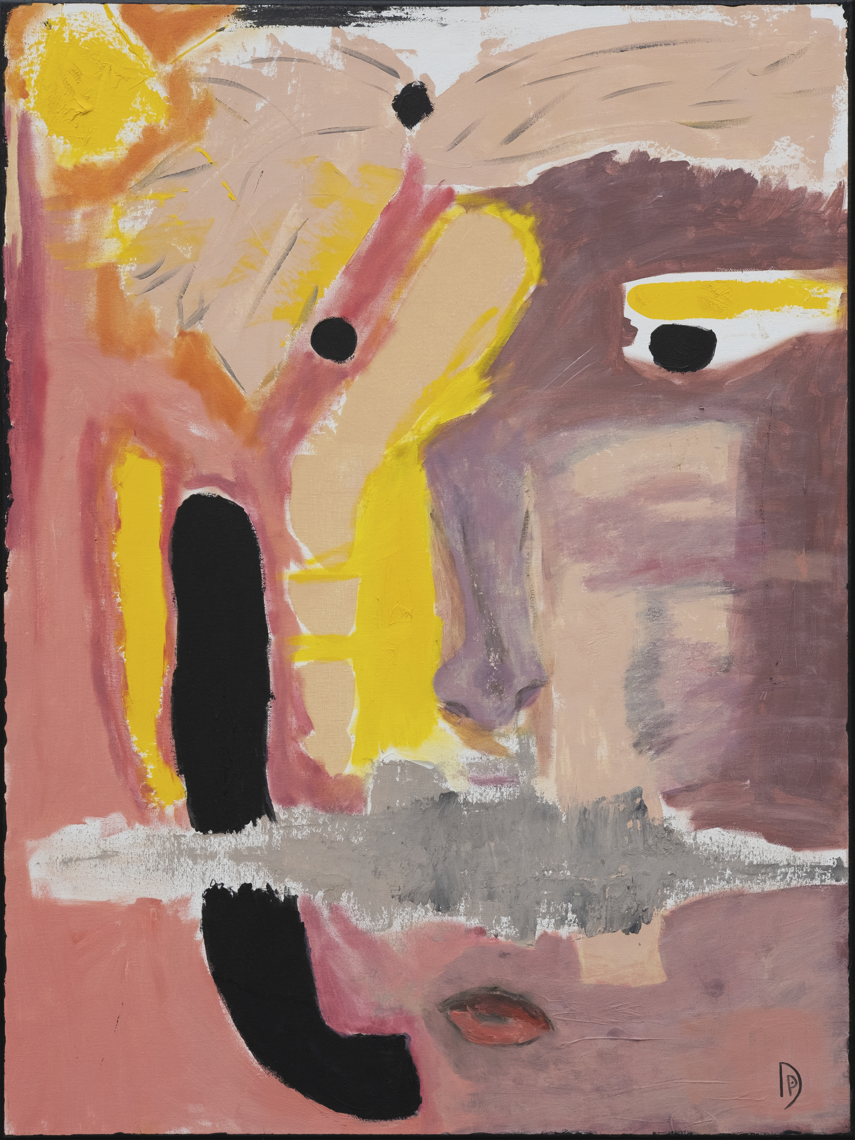 "Tulpa of Contaitment" Acrylic and Oil on canvas. 2021.